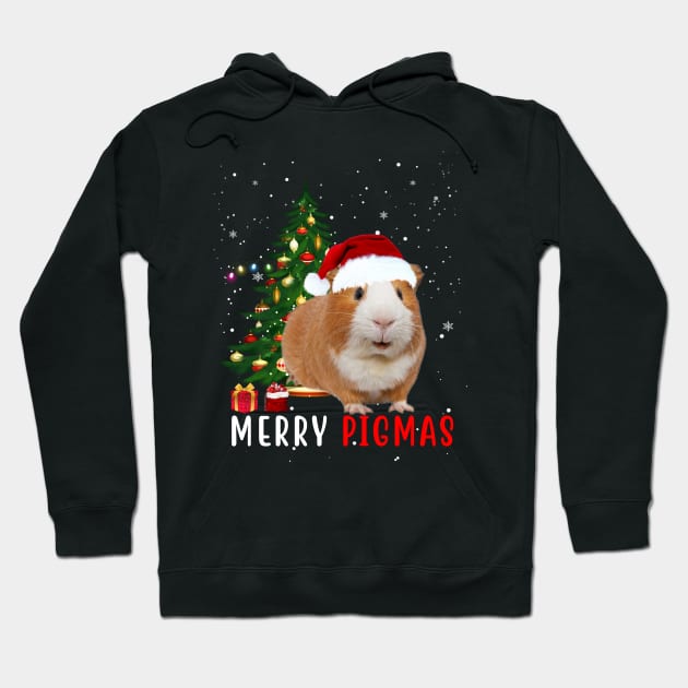 Merry Pigmas - Funny Guinea Pig Shirt for Christmas Gift Hoodie by Oscar N Sims